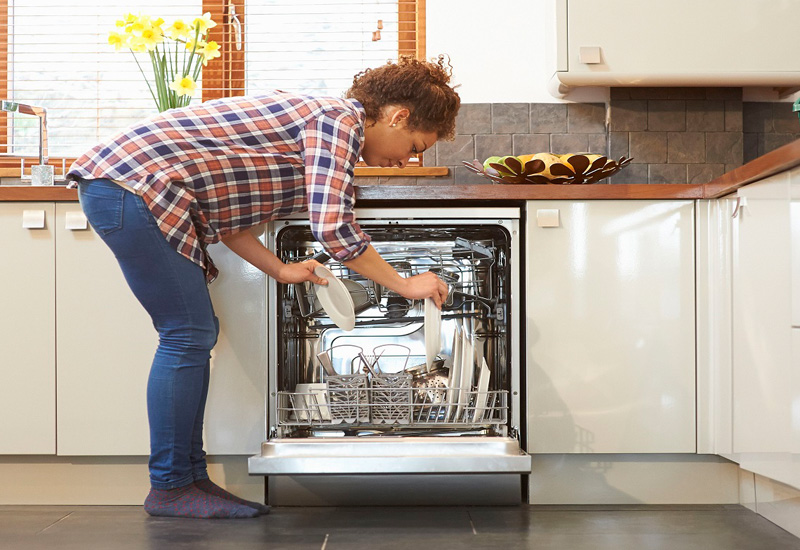 تنظیم قفسه ها ماشین ظرفشویی