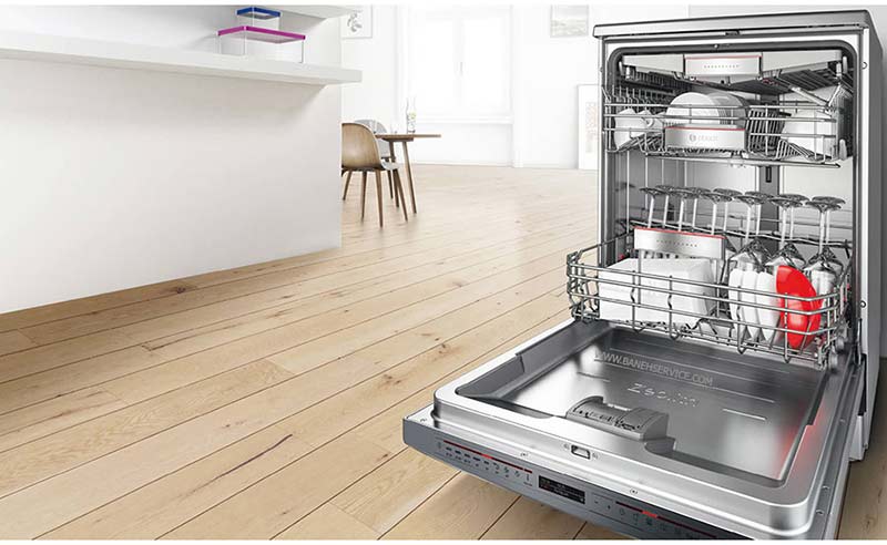 سنگ زئولیت در ماشین ظرفشویی بوش