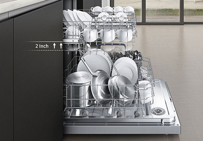 ظرفیت ماشین ظرفشویی ال جی