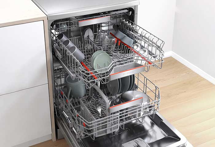 سنگ زئولیت در ماشین ظرفشویی بوش