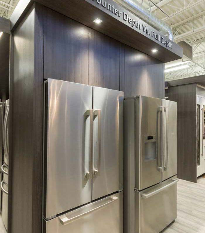 یخچال‌های یکپارچه با پیشخوان